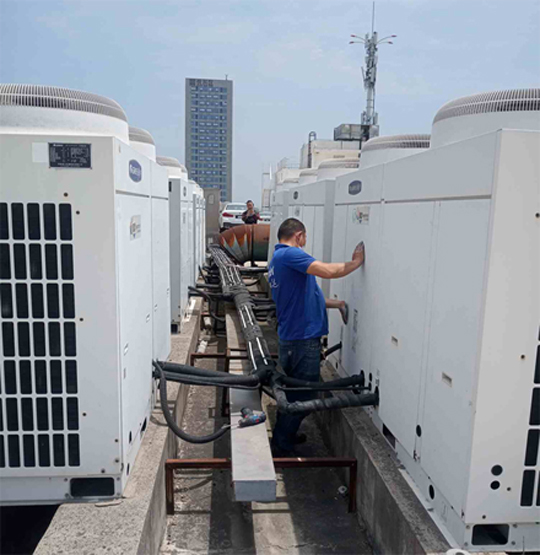 汉源中央空调制热和不制冷系统维修方法